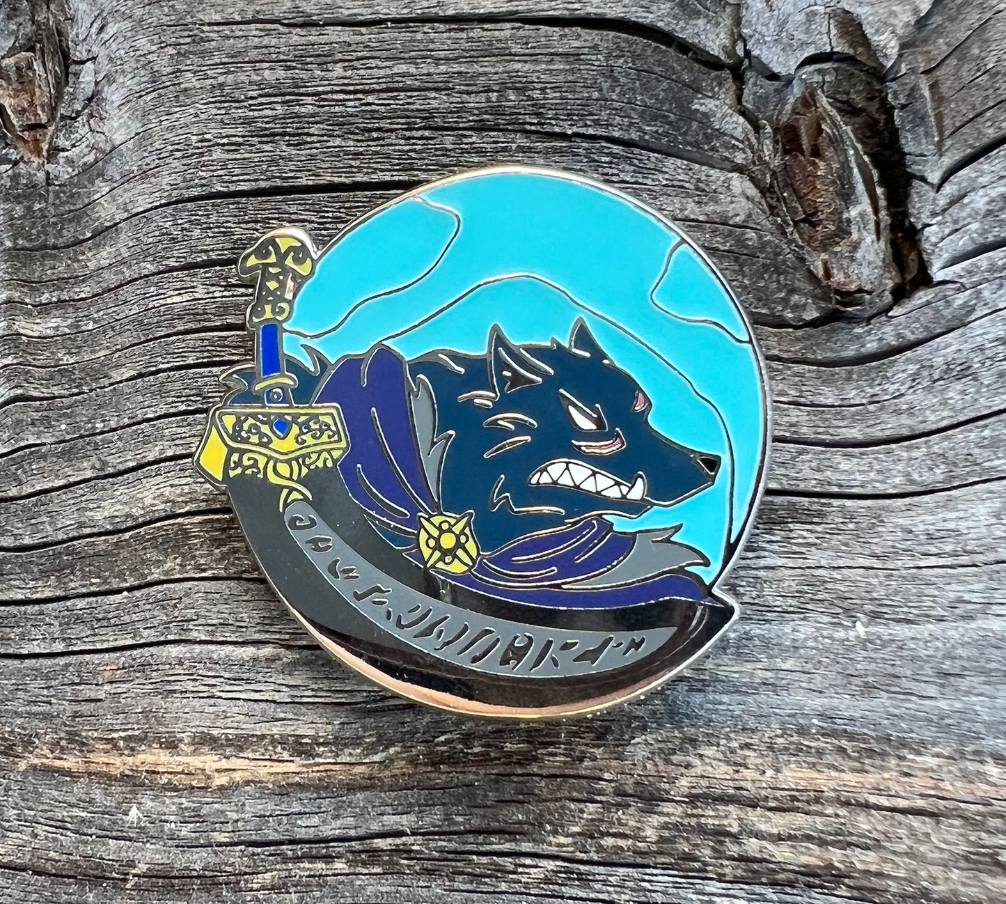Land Between Characters Enamel Pins